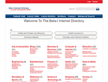 Tablet Screenshot of beta-i.org